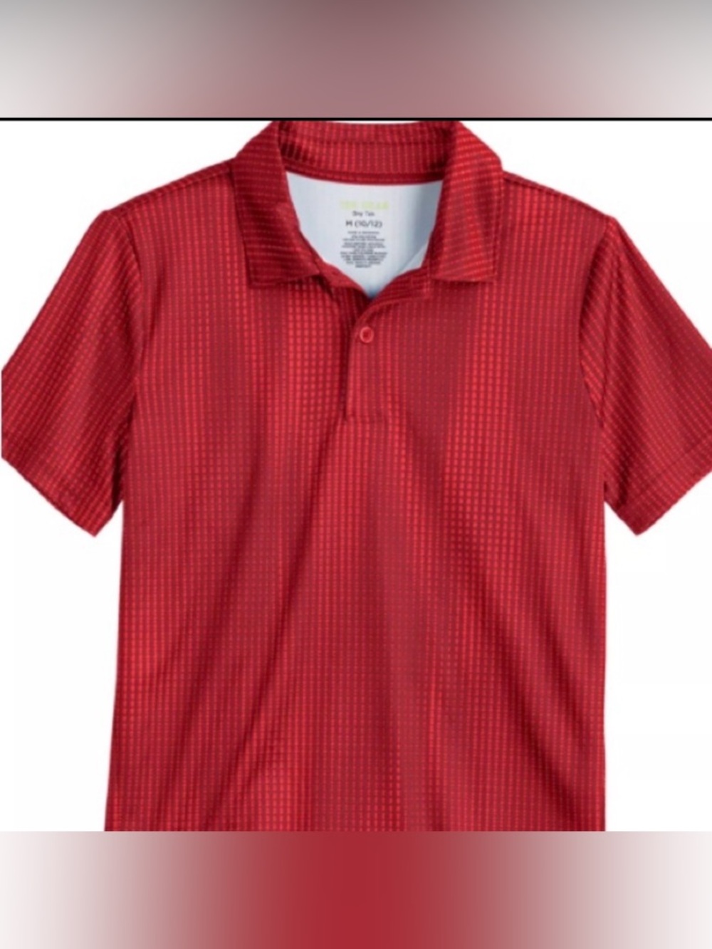 NWT Tek Gear dry tek polo sz XL boys
